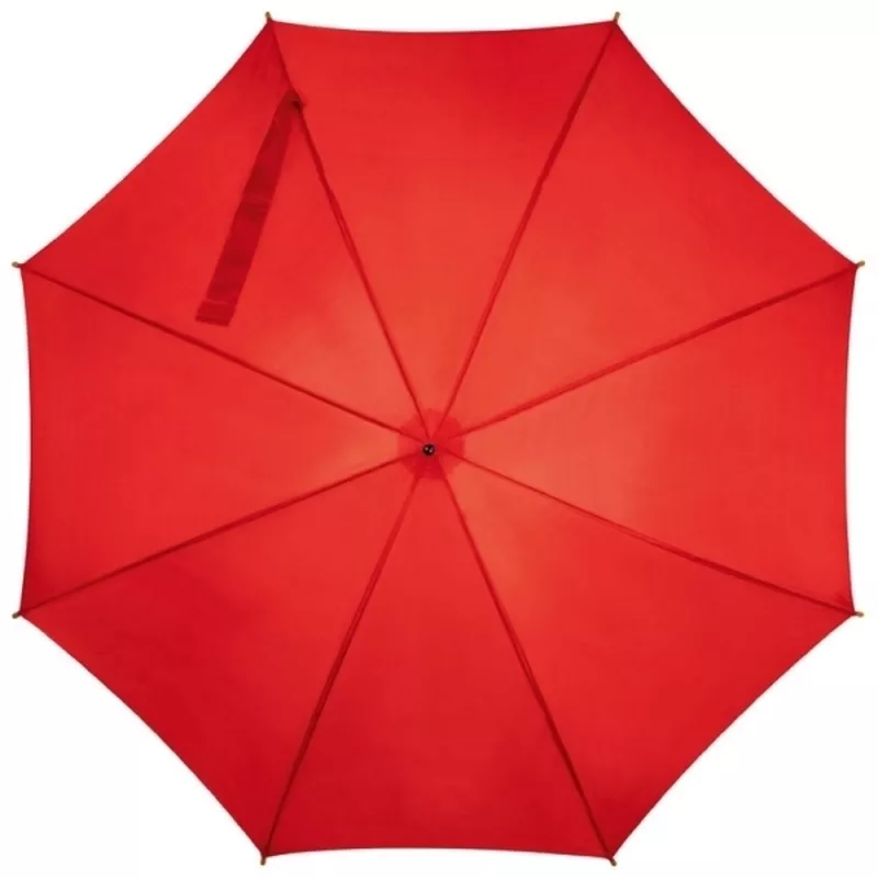 Parasol automatyczny drewniany Ø105 cm NANCY - czerwony (513105)
