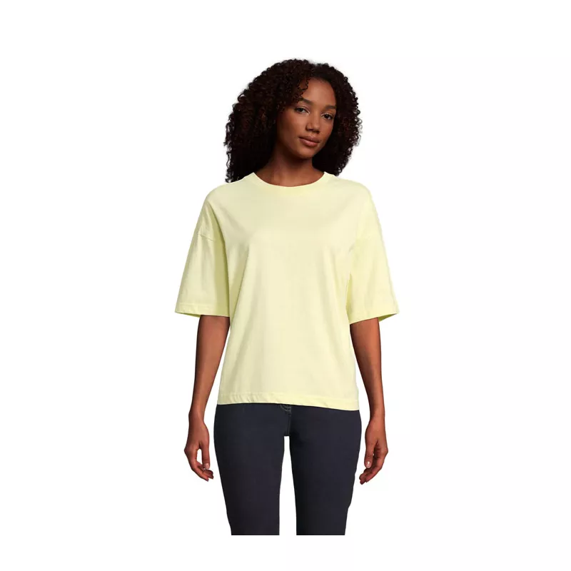Koszulka damska oversize 180 g/m² Sol's BOXY WOMEN - Jasno Żółty (S03807-LY)