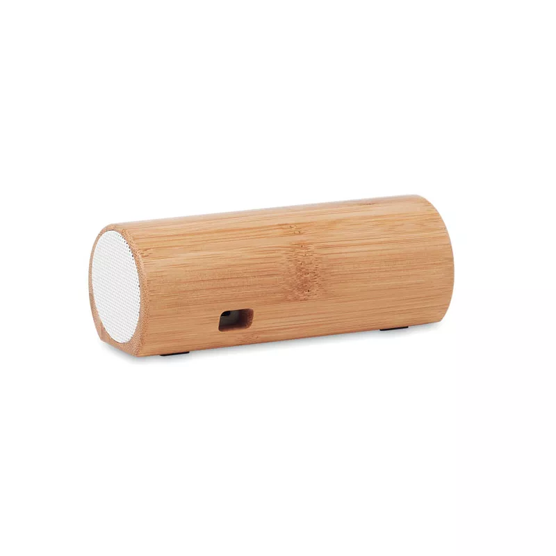 Głośnik w bambusowej obudowie 2x5W SPEAKBOX - Drewna (MO6219-40)