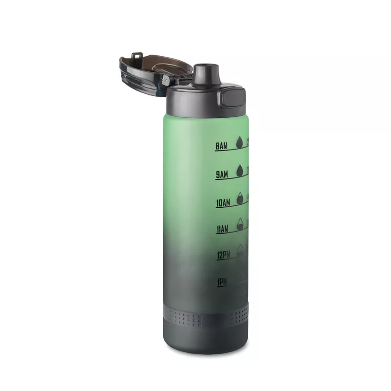 Butelka sportowa z RPET 1000 ml LEVEL - Zielony (MO2409-09)