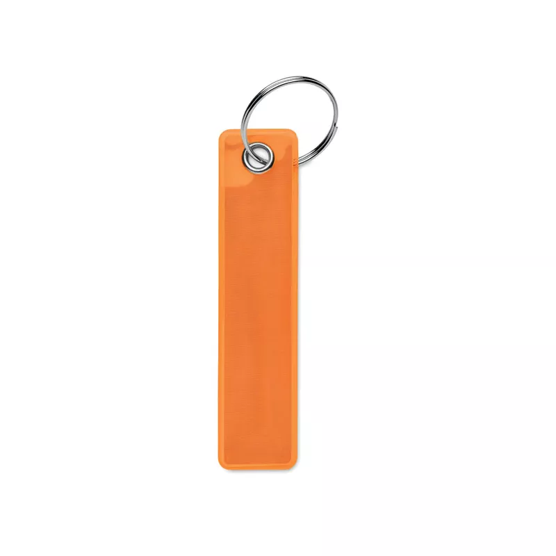 Brelok odblaskowy z PVC KEYFLECT - Fluorescencyjny Pomaranczowy (MO2626-71)