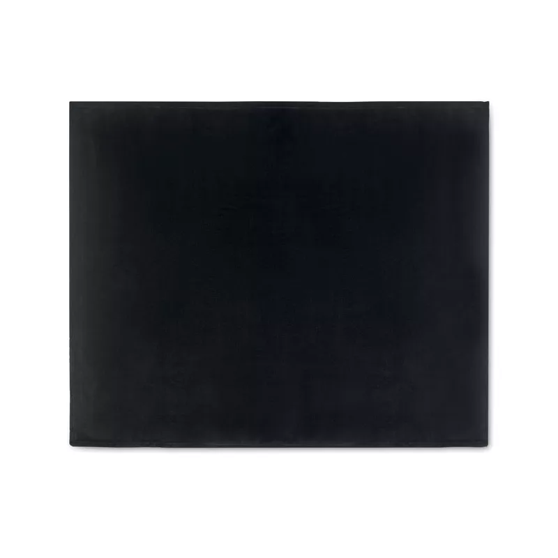 Koc polarowy 120x150 cm 280 g/m² DAVOS - Czarny (MO9088-03)