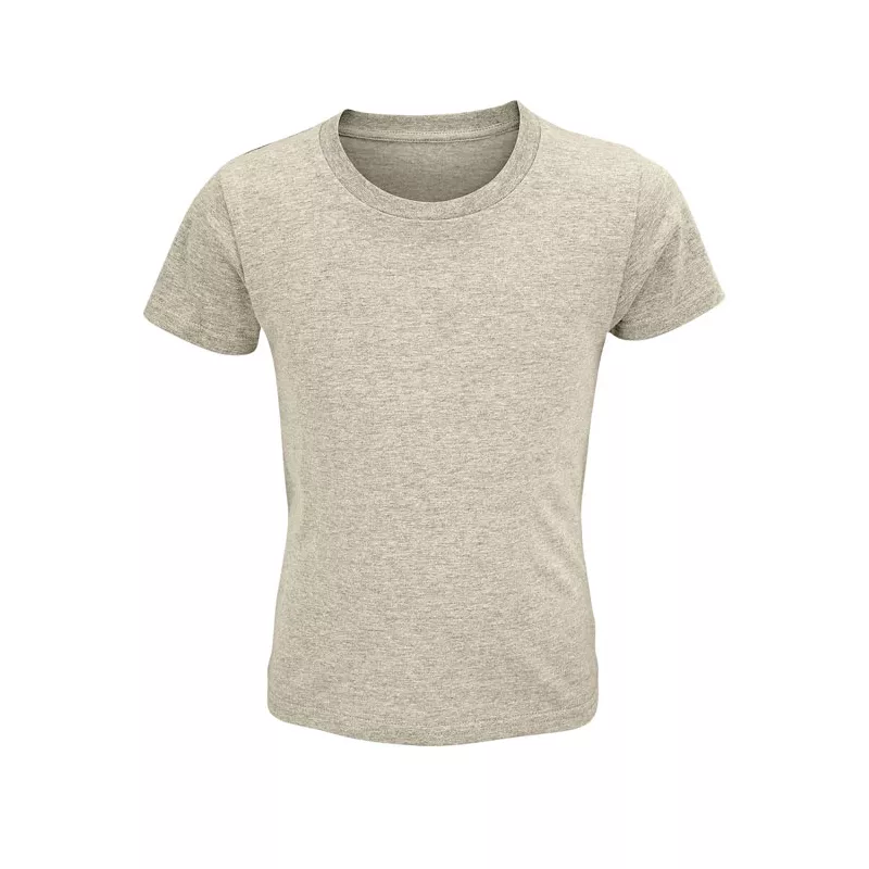 Koszulka organiczna 150 g/m² Sol's CRUSADER KIDS - Heather Beige (S03580-HB)