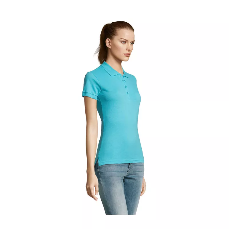 Koszulka polo damska piqué 170 g/m² Sol's PASSION - Niebieski Atol (S11338-AL)