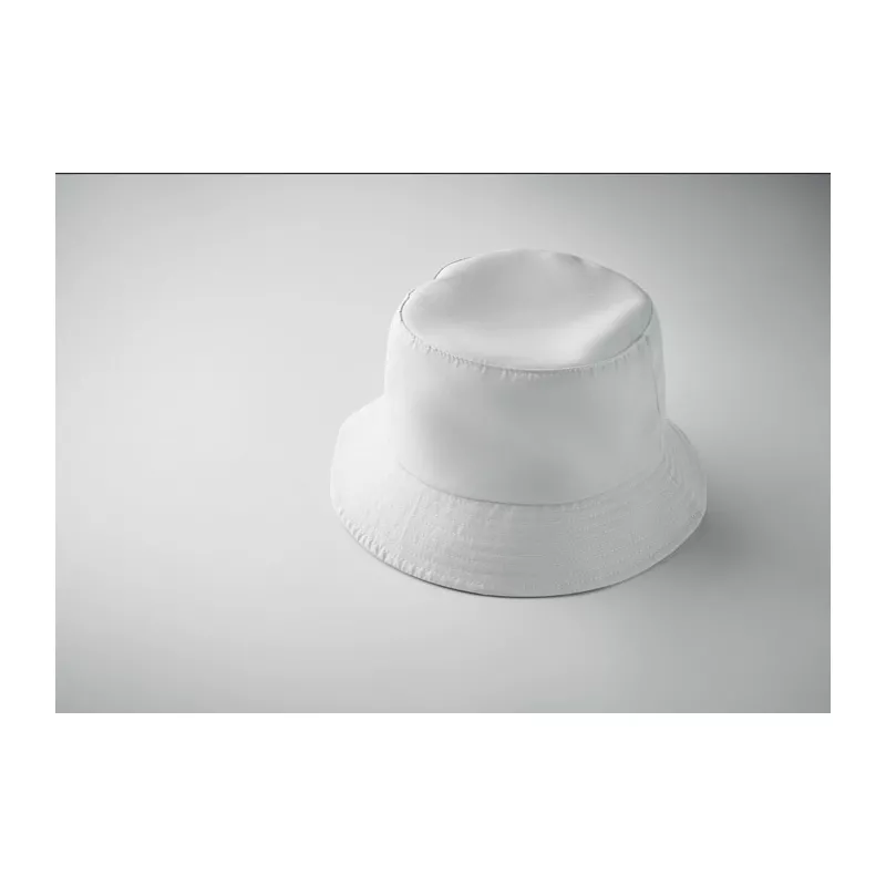 Czapka bucket z poliestru 150 g/m² EMMER - Bialy (MO2437-06)