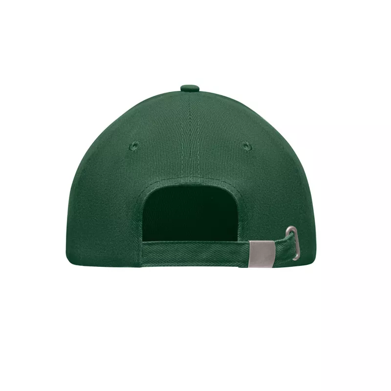 Czapka z daszkiem 5-panelowa 260 g/m² LONG BEACH SINGA - Ciemnozielony (MO6875-60)