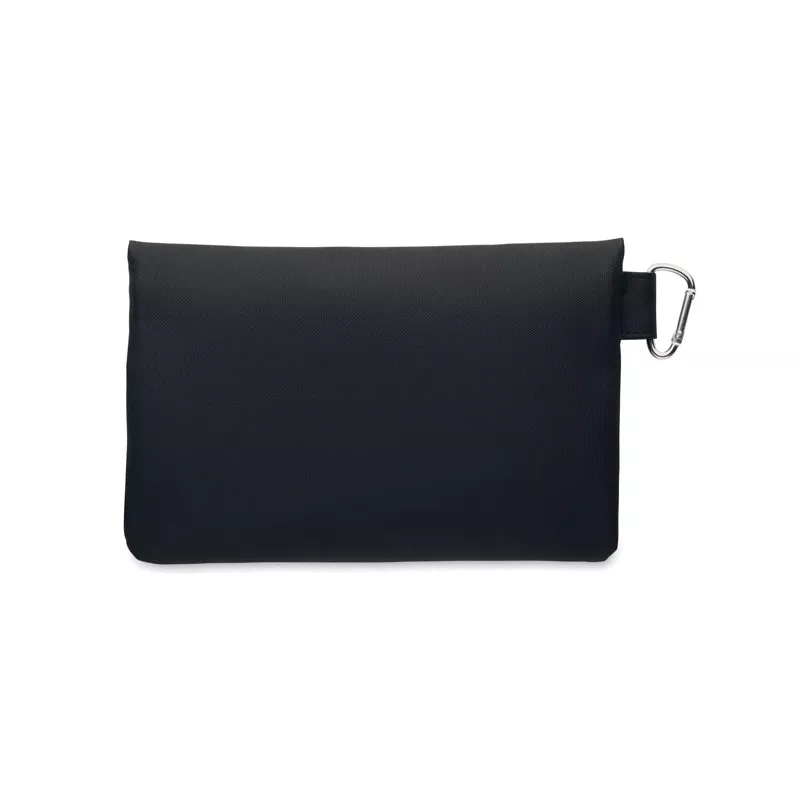 Organizer podróżny RPET 600D na zamek CARRY - Czarny (MO2642-03)