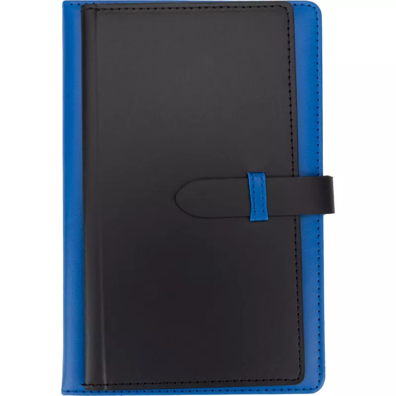 Notatnik A5 w linie z wizytownikiem MARTIN - niebieski (2008804)