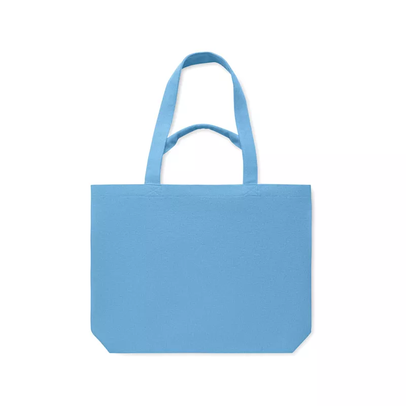 Torba plażowa z recyklingu 320 g/m² MALDI BEACH - Turkusowy (MO2485-12)