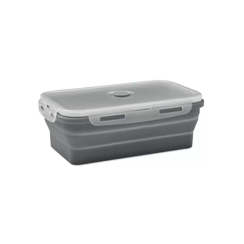 Lunchbox składany silikonowy 1200 ml KOLAPSO - Kamienny Szary (MO2549-15)