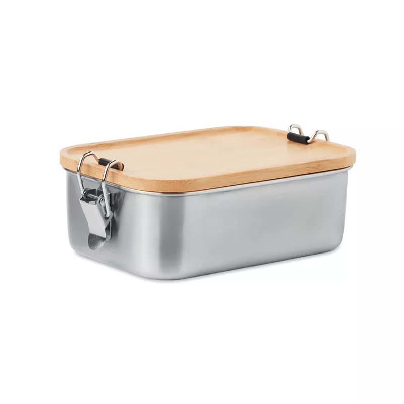 Pudełko na lunch stalowe 750 ml SONABOX - Drewna (MO6301-40)
