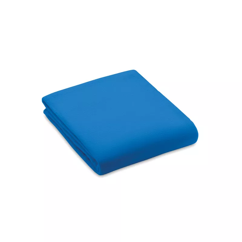 Koc polarowy RPET 120x150 cm 130 g/m² BOGDA - Niebieski (MO6805-37)