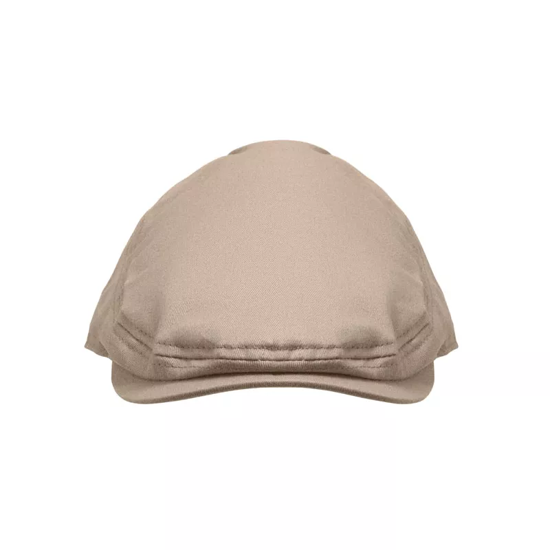 Czapka kaszkiet z bawełny twill 235 g/m² FLAT PEAK - Bezowy (MO2850-13)