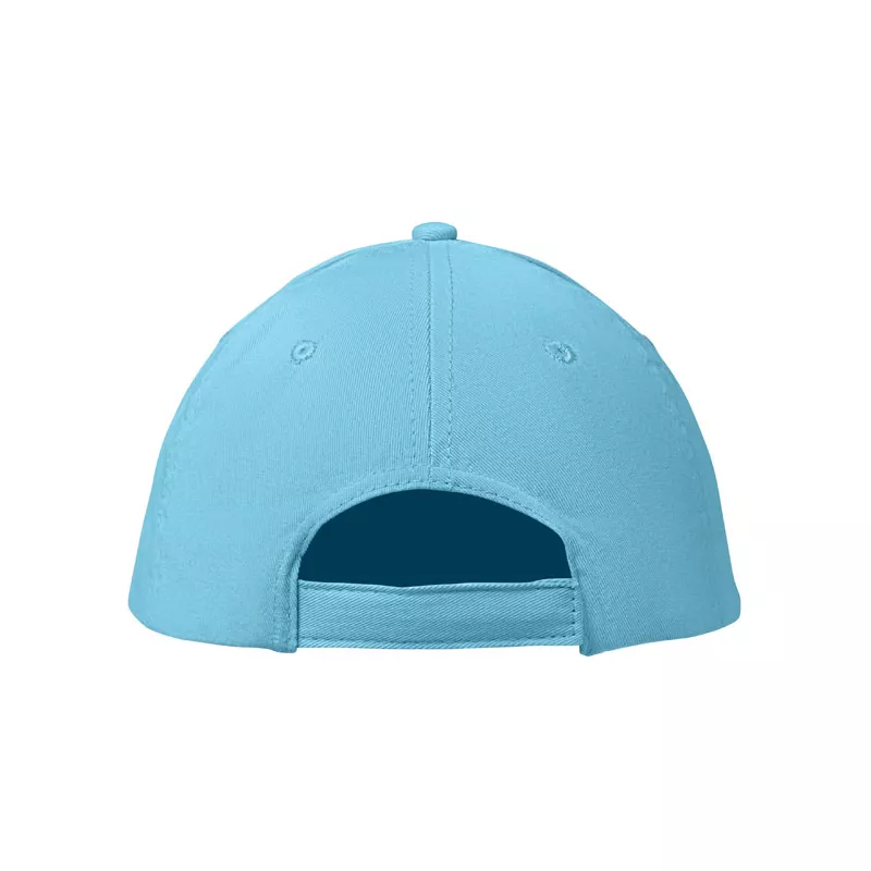 Czapka z daszkiem bawełniana 160 g/m² BASIE APOLLO - Baby Blue (MO8834-66)