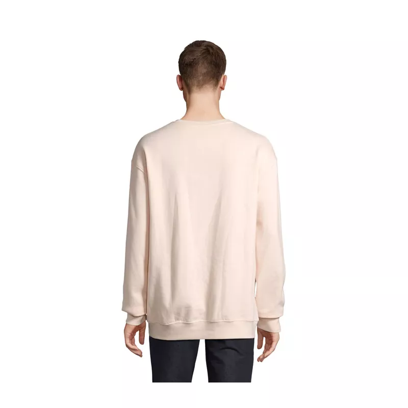 Bluza unisex bez kaptura 280 g/m² Sol's COLUMBIA - Kremowy Róż (S03814-CP)