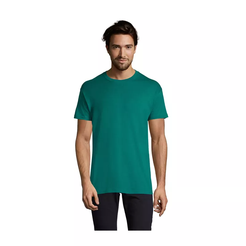Koszulka męska bawełniana 190 g/m² Sol's IMPERIAL - Emerald (S11500-EM)