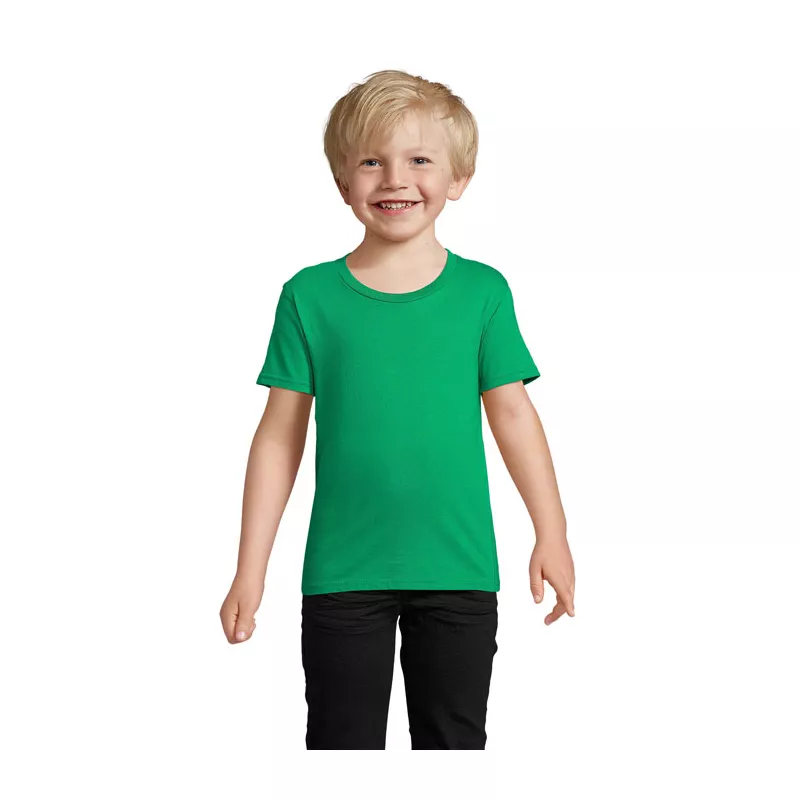 Koszulka organiczna 150 g/m² Sol's CRUSADER KIDS - Zielony (S03580-KG)