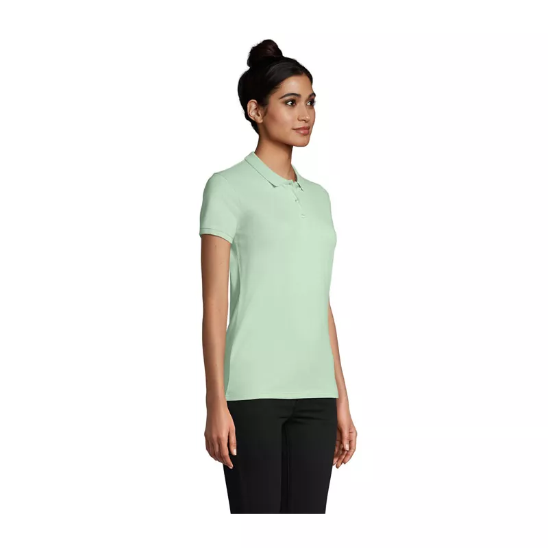 Polo damskie organiczne 170 g/m² Sol's PLANET WOMEN - Frozen Green (S03575-GN)