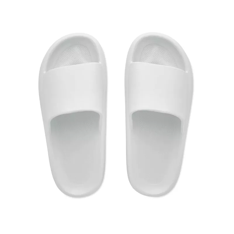 Klapki basenowe unisex z EVA rozmiar 40–41 EVASLIDE - Bialy (MO2897-06)