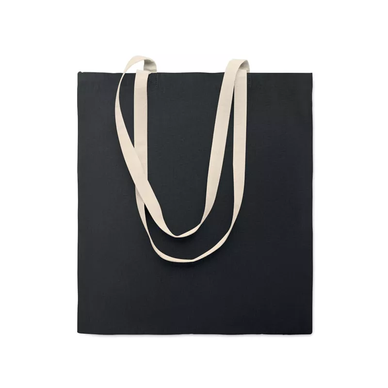 Torba bawełniana 140 g/m² ZEVRA COLOUR - Czarny (MO2868-03)