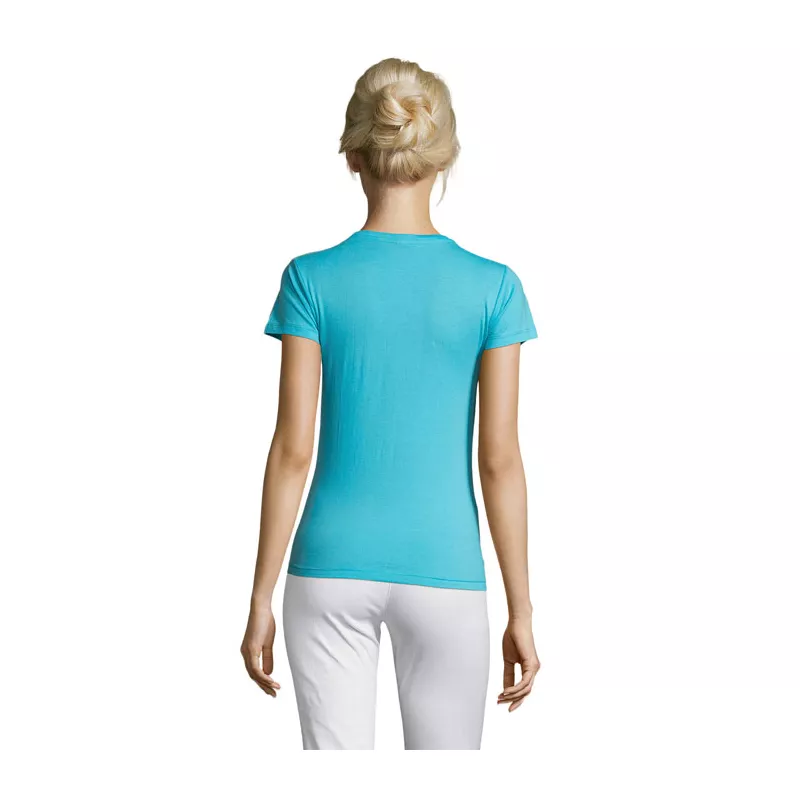 Koszulka damska dopasowana 150 g/m² Sol's REGENT WOMEN - Niebieski Atol (S01825-AL)