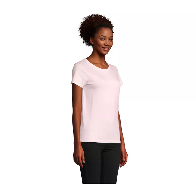 Koszulka organiczna 175 g/m² Sol's PIONEER WOMEN - Pale Pink (S03579-PP)