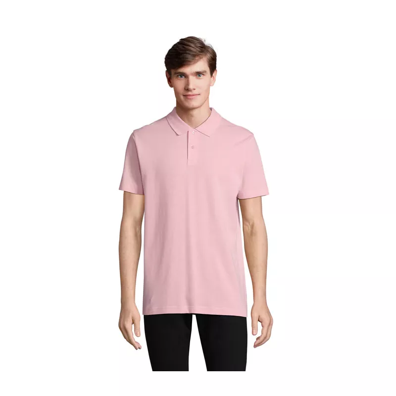 Koszulka polo unisex z czesanej bawełny Sol's PULSE - Cukierowy Róż (S04502-AX)