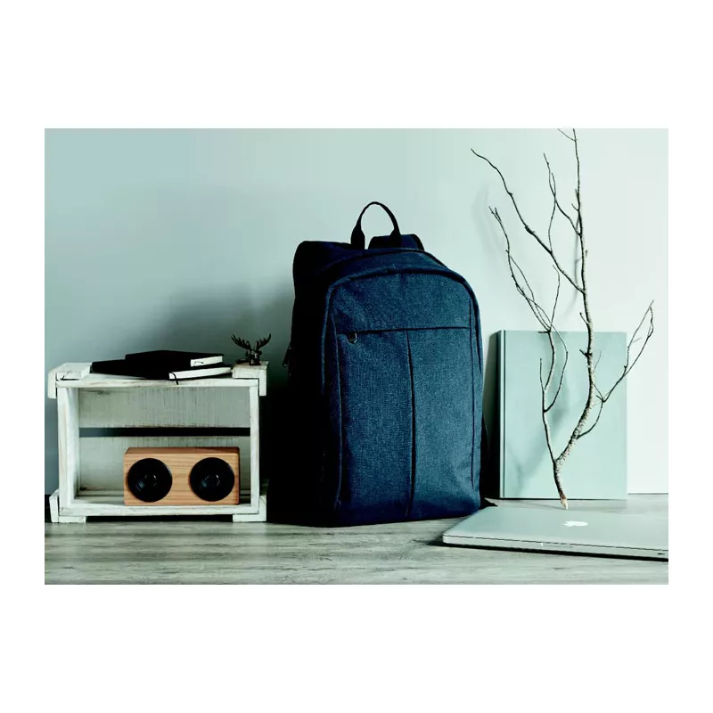 Plecak na laptopa 15" z poliestru 360D STOCKHOLM BAG - Niebieski (MO8958-04)