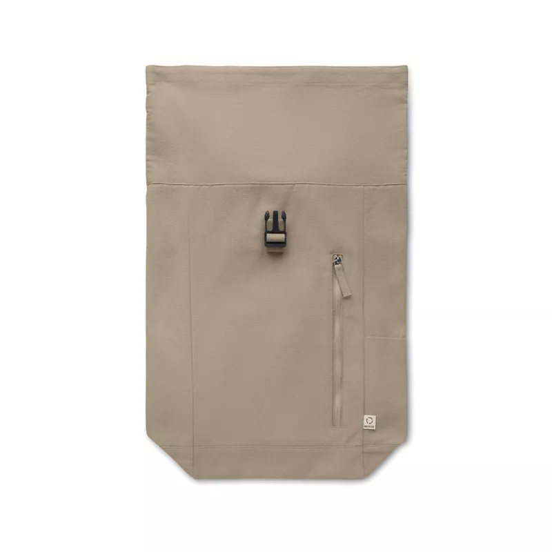 Plecak z bawełny z recyklingu 390 g/m² KAMET - Khaki (MO2552-39)