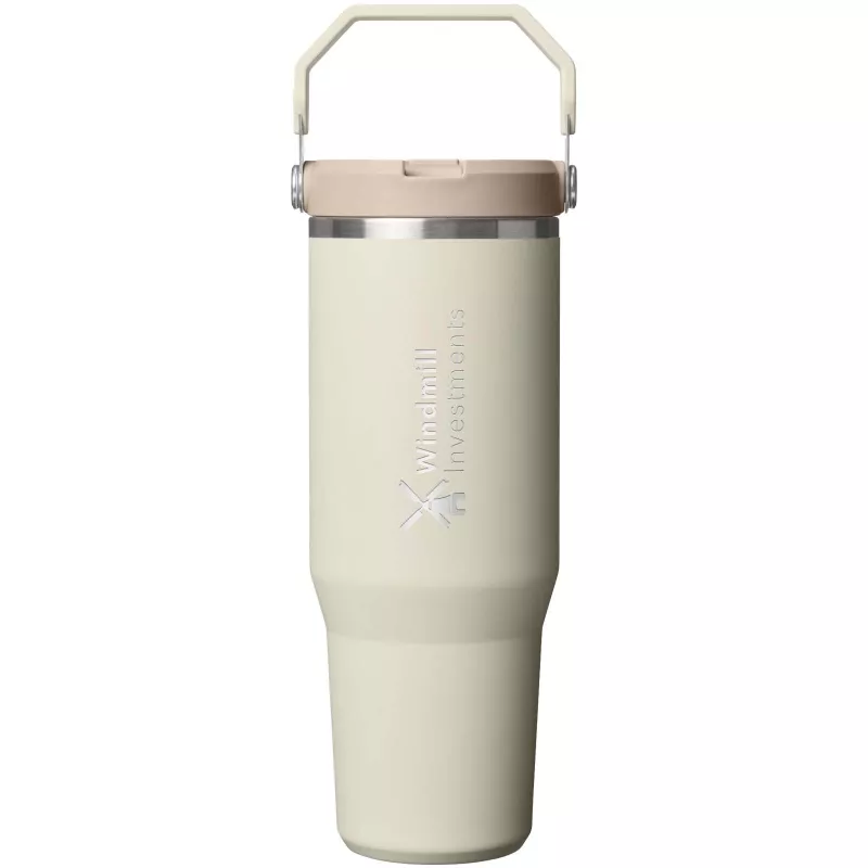 Stanley IceFlow™ 2.0 termoizolowany kubek ze stali nierdzewnej, pojemność 890 ml, z odchylaną słomką - Kramowy (10098210)