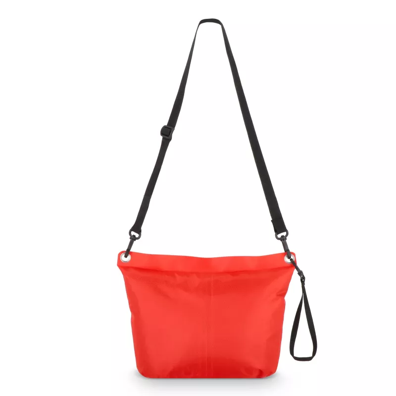 Wodoodporna torba na ramię z ripstopu 33 x 23 x 13 cm - czerwony (LT95344-N0021)
