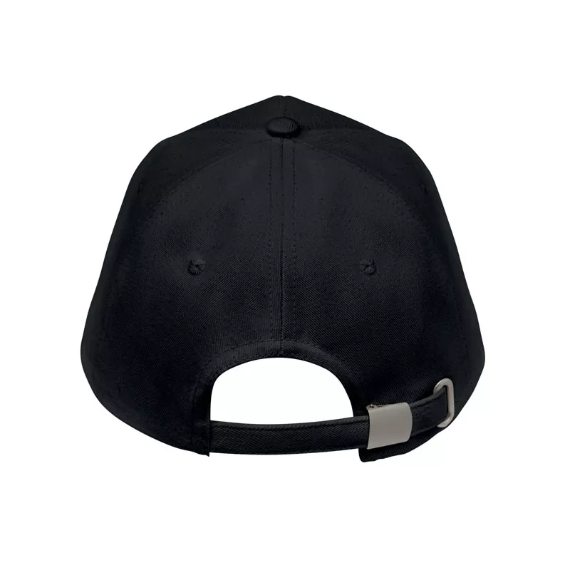 Czapka z daszkiem organiczna 250 g/m² BICCA CAP - Czarny (MO6432-03)
