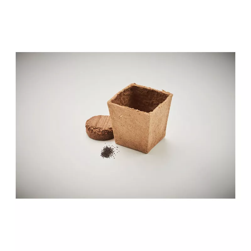 Zestaw do uprawy mięty w doniczce torfowej MINT KIT - Bezowy (MO2410-13)