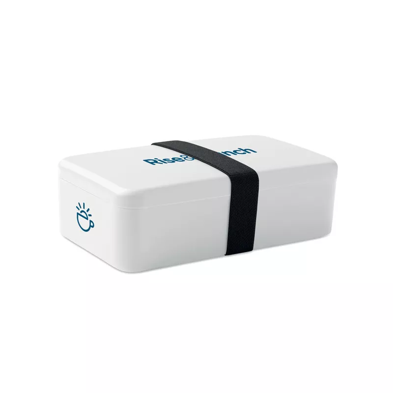 Lunchbox z PP z gumką 750 ml BRUSS - Bialy (MO2678-06)