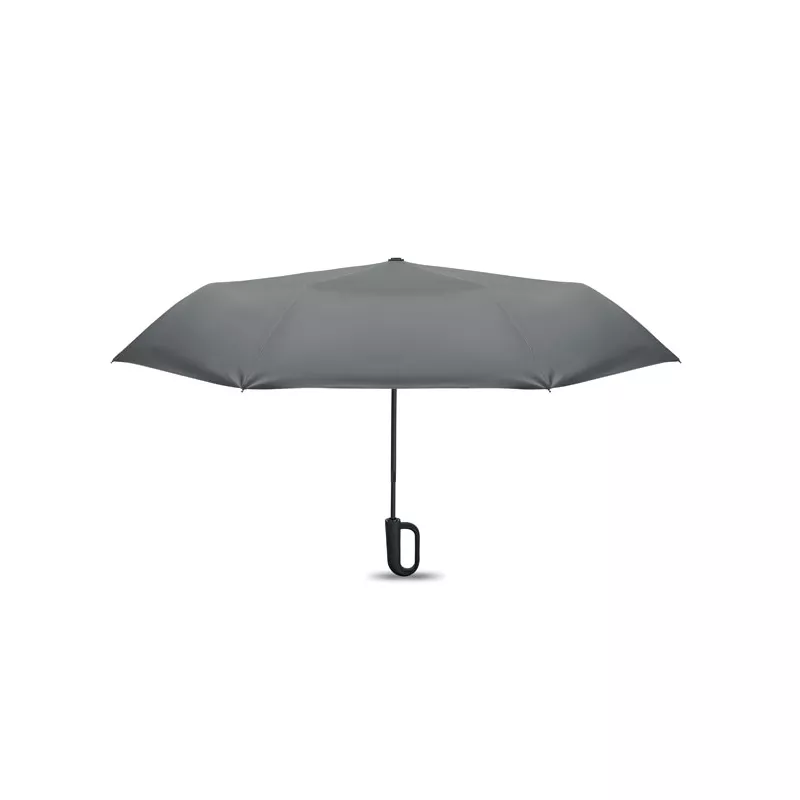 Parasol składany wiatroodporny 21" z RPET UMKRAB - Szary (MO2692-07)