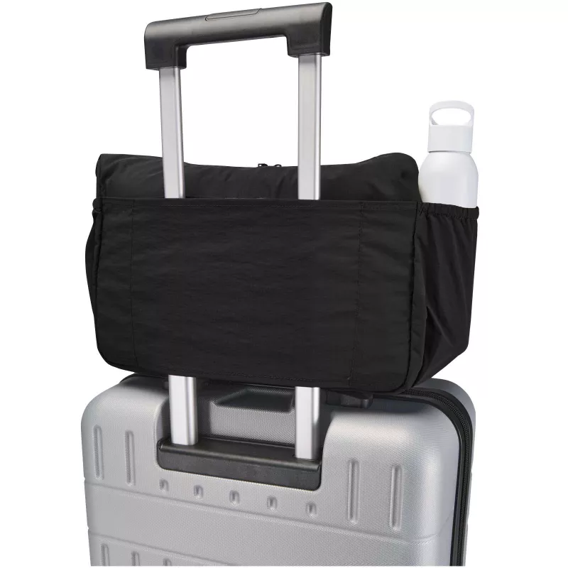 Calli - torba na laptopa o przekątnej 13 cali wykonaa z recyklingowanego nylonu z certyfikatem GRS - Czarny (12081090)