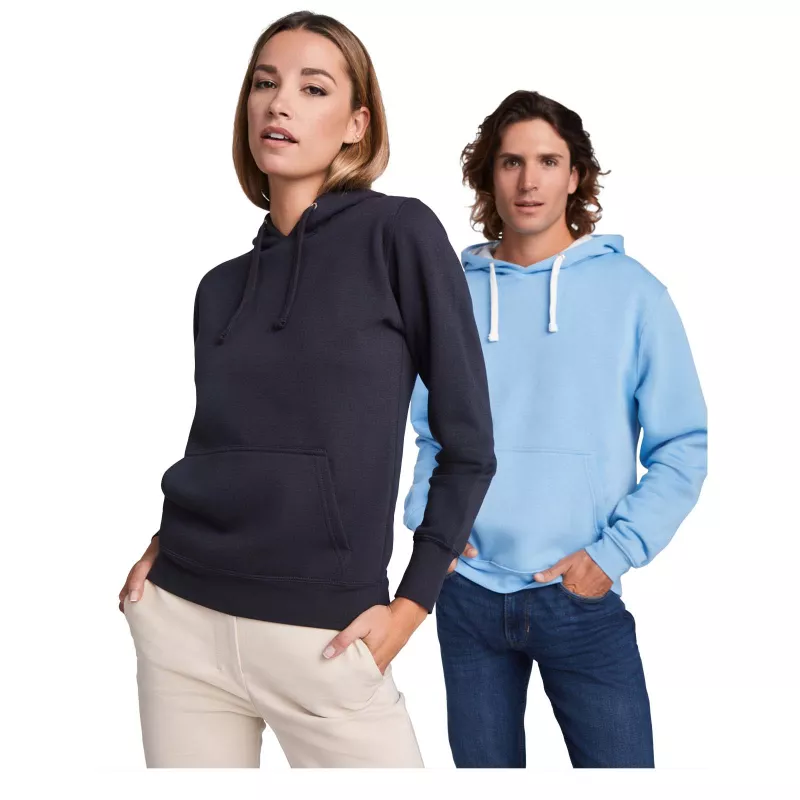 Bluza z kapturem "kangurek" 280 g/m² Roly Urban - Marl Grey (R1067-MARLGREY)