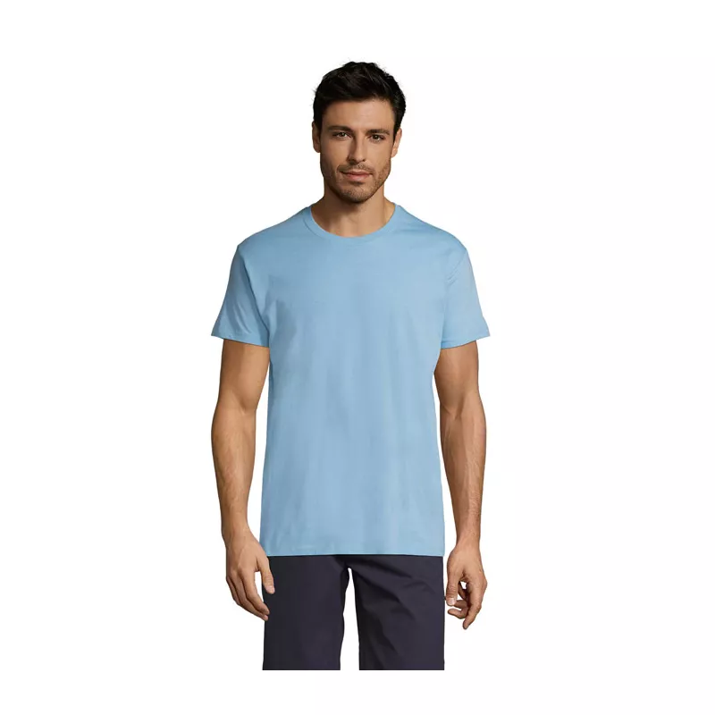 Koszulka unisex bawełniana 150 g/m² Sol's REGENT - Blekitny (S11380-SK)