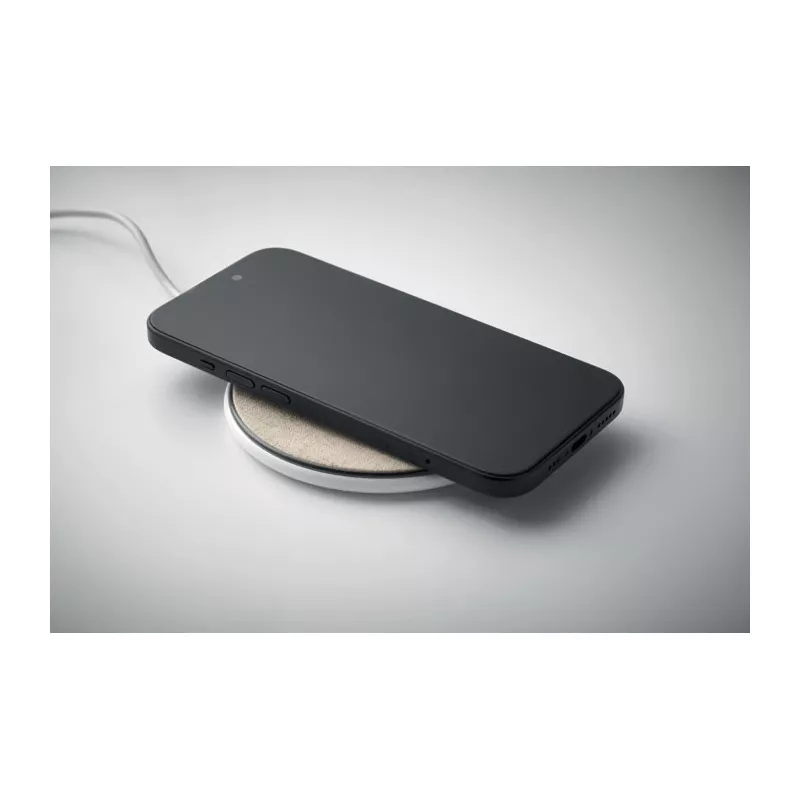 Ładowarka bezprzewodowa 15W z korkiem CORTLESS - Bialy (MO2593-06)