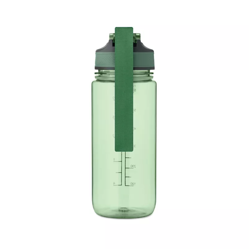 Butelka sportowa motywacyjna z RPET 700 ml ENKEL - Przezroczysty Zielony (MO2792-24)