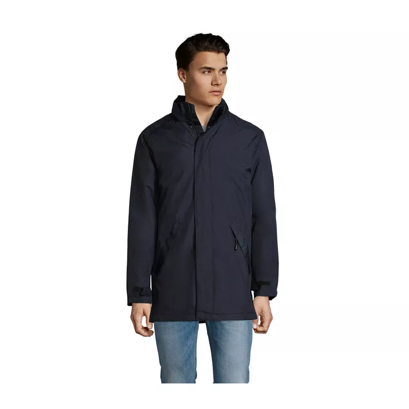 Kurtka unisex ocieplana z kapturem Sol's ROBYN - French Navy (S02109-FN)