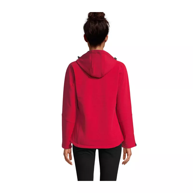 Softshell z kapturem 340 g/m² Sol's REPLAY WOMEN - Pepper Red (S46802-PE)