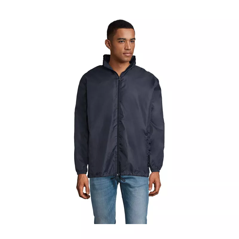 Wiatrówka unisex z kapturem 210 g/m² Sol's SHIFT - French Navy (S01618-FN)