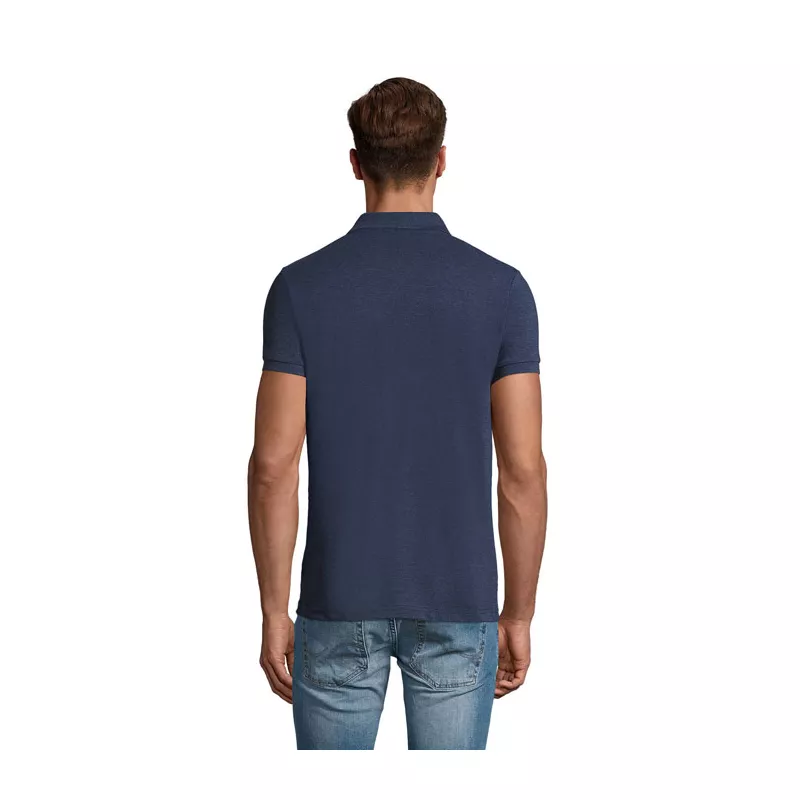Koszulka polo męska piqué 180 g/m² Sol's PERFECT MEN - Melanż Denim (S11346-HD)