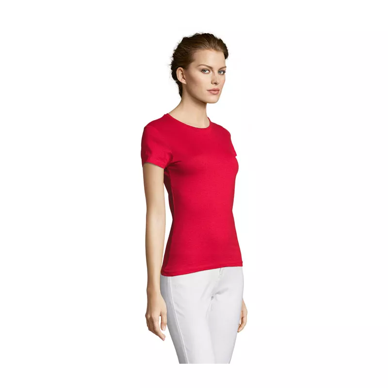 Koszulka damska dopasowana 150 g/m² Sol's MISS - Czerwony (S11386-RD)