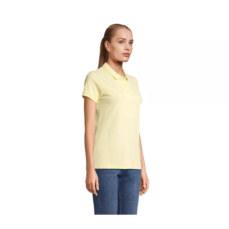 Polo damskie organiczne 170 g/m² Sol's PLANET WOMEN - Jasno Żółty (S03575-LY)