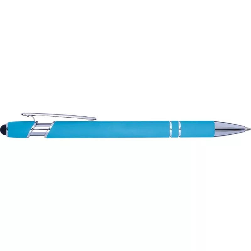 Długopis z touch pen-em - błękitny (V1917-23)