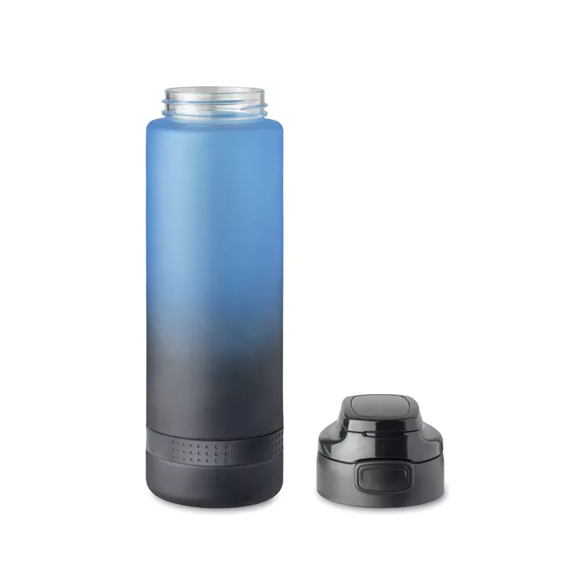 Butelka sportowa z RPET 1000 ml LEVEL - Niebieski (MO2409-04)