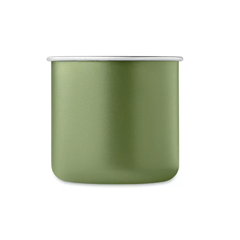 Kubek ze stali z recyklingu 300 ml CARIBU - Ciemnozielony (MO2226-60)