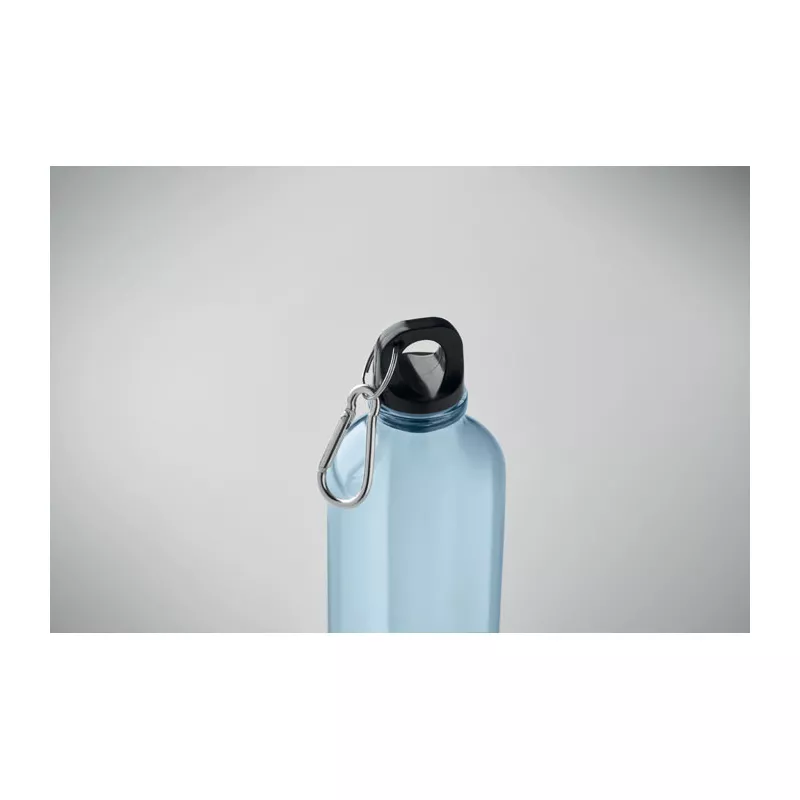 Butelka z RPET z karabińczykiem 500 ml MOSS RE500 - Przezroczysty Blekitny (MO2803-52)